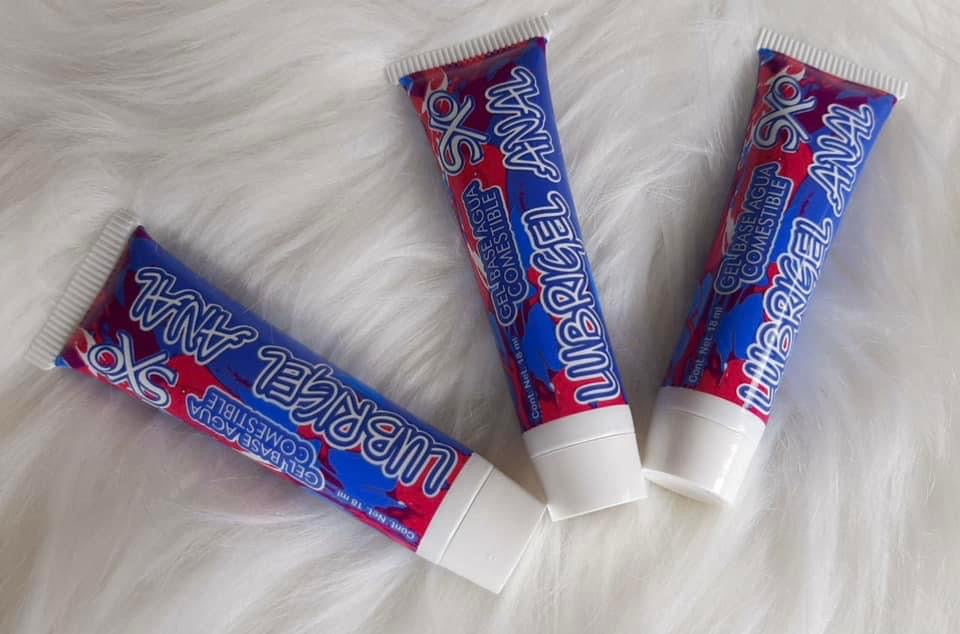 Lubricante anal comestible sabor uva