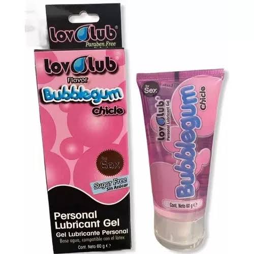 Lubricante base agua sabor