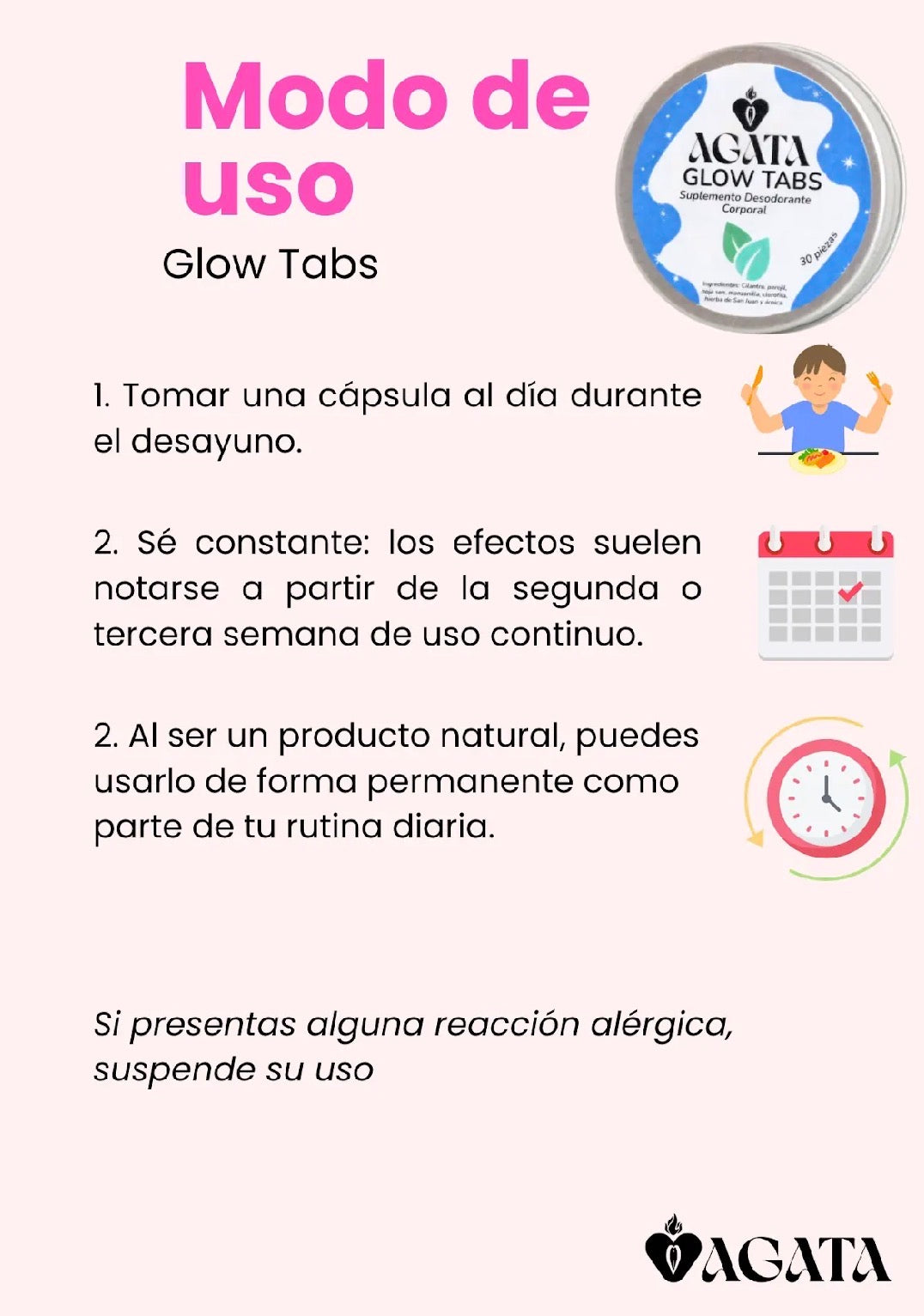 Glow tabs