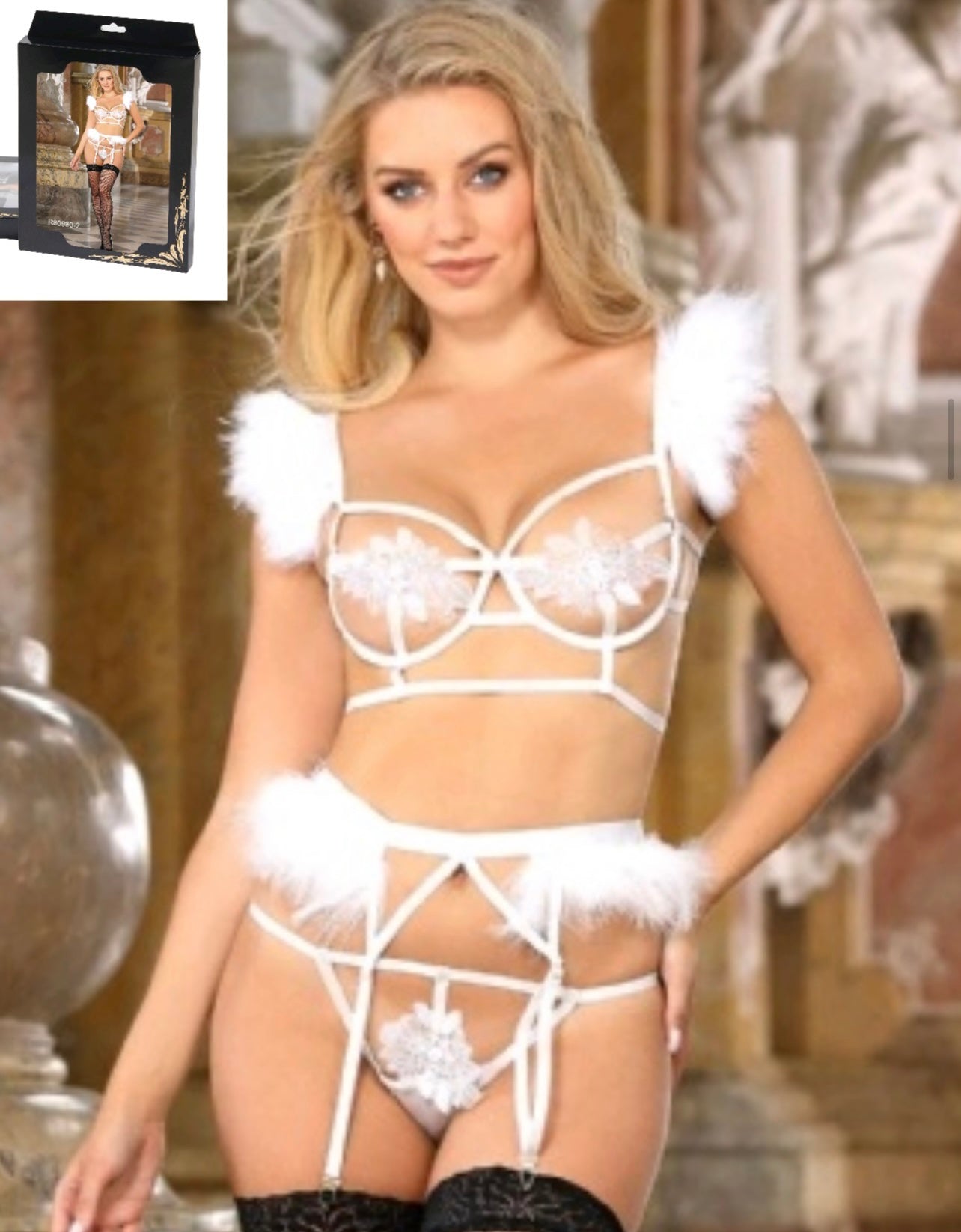 Set Ángel blanco
